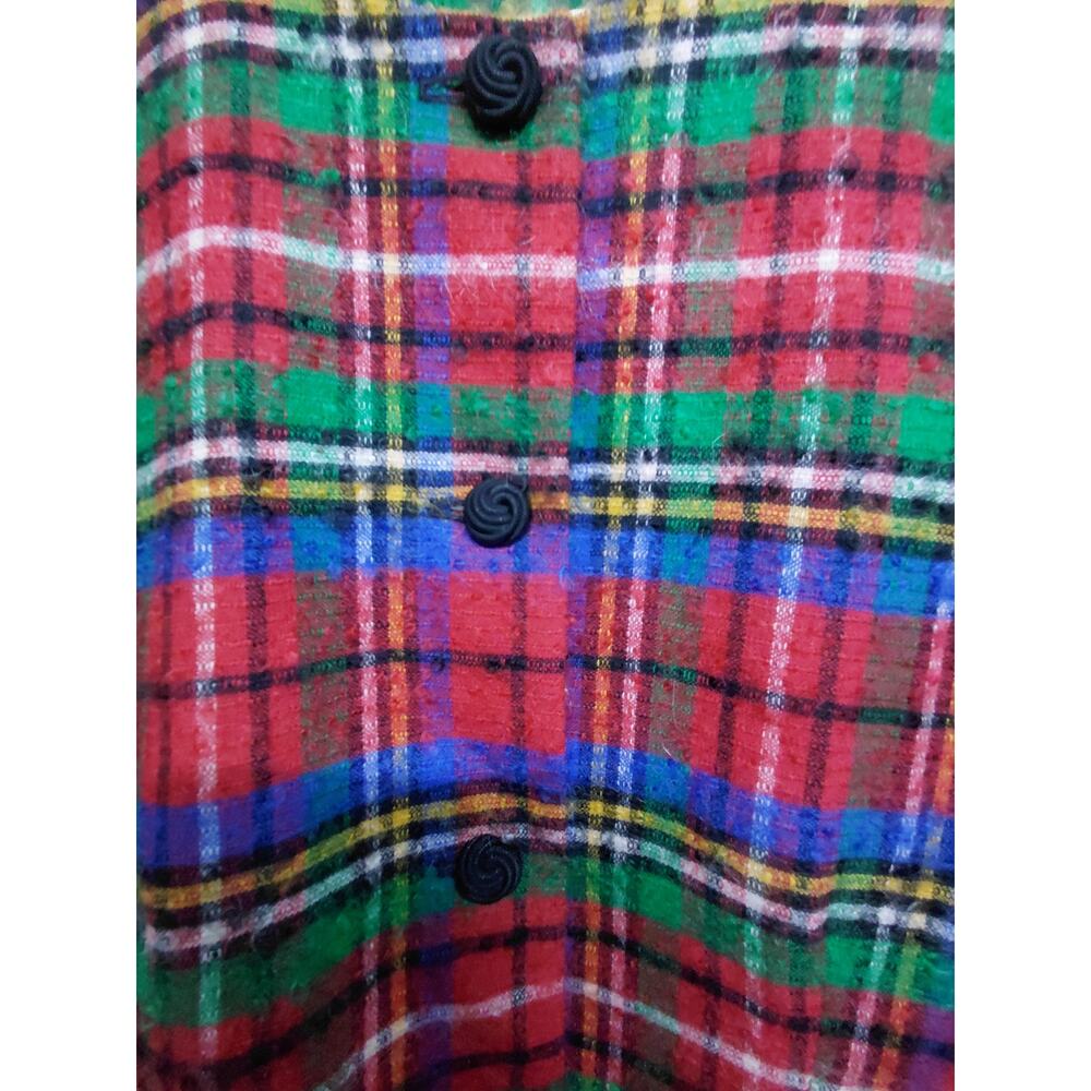 Pendleton Virgin Wool Plaid Jacket Red Long Sleev… - image 4